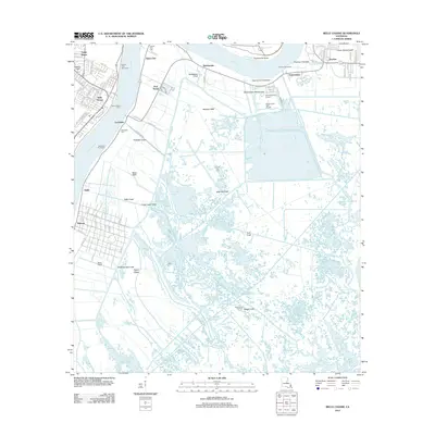 2012 Map of Belle Chasse, 2012 Print