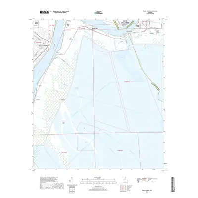 2018 Map of Belle Chasse, 2018 Print