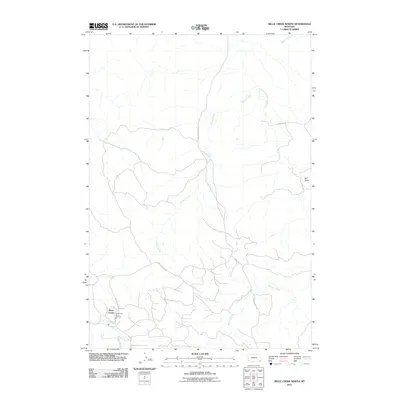 2011 Map of Belle Creek North, 2011 Print