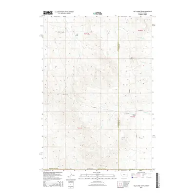 2014 Map of Belle Creek South, 2014 Print