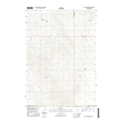 2017 Map of Belle Creek South, 2017 Print