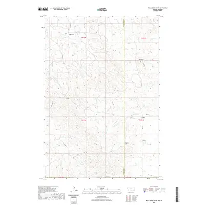 2020 Map of Belle Creek South, 2020 Print