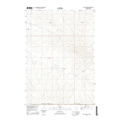 2014 Map of Belle Creek SW, 2014 Print