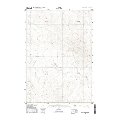 2017 Map of Belle Creek SW, 2017 Print