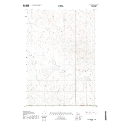 2020 Map of Belle Creek SW, 2020 Print