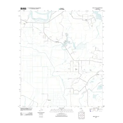 2012 Map of Belle d'Eau, 2012 Print