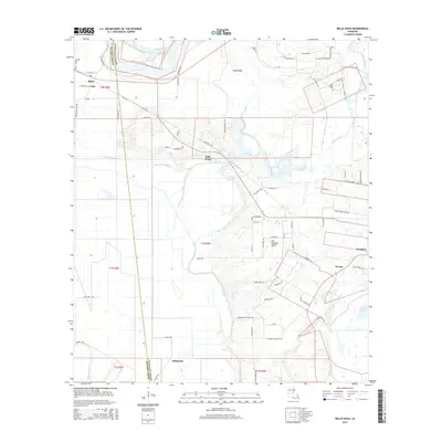 2015 Map of Belle d'Eau, 2015 Print