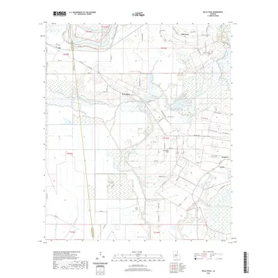 2020 Map of Belle d'Eau, 2020 Print