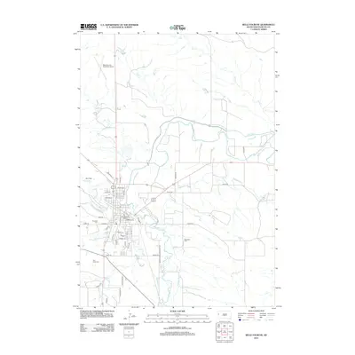 2012 Map of Belle Fourche, 2012 Print