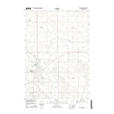 2015 Map of Belle Fourche, 2015 Print