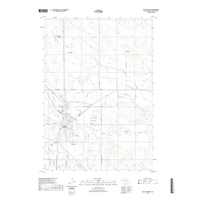 2017 Map of Belle Fourche, 2017 Print