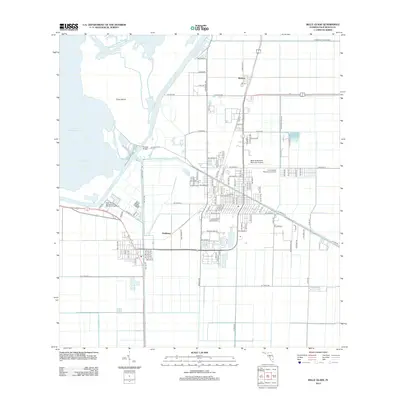 2012 Map of Belle Glade, 2012 Print
