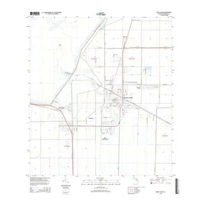 2015 Map of Belle Glade, 2015 Print