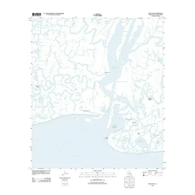 2012 Map of Belle Isle, 2012 Print