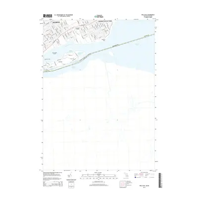 2014 Map of Belle Isle, 2014 Print