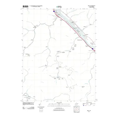 2011 Map of Belle, 2011 Print