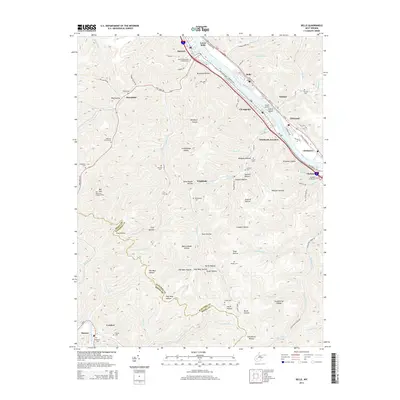 2014 Map of Belle, 2014 Print