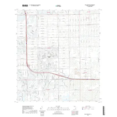 2018 Map of Belle Meade NW, 2018 Print