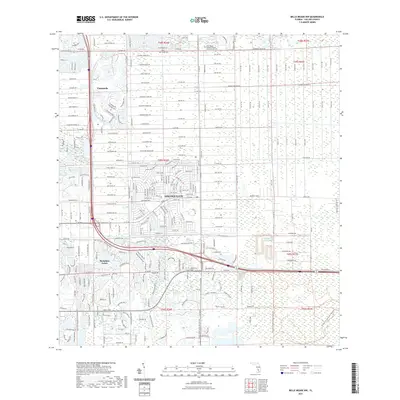 2021 Map of Belle Meade NW, 2021 Print