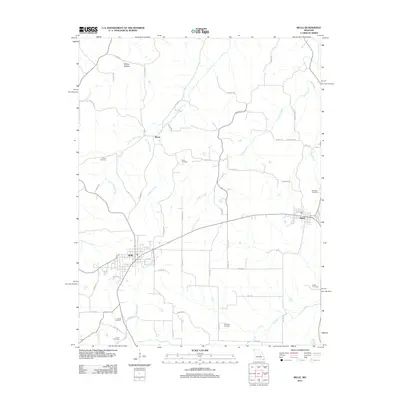 2012 Map of Belle, 2012 Print