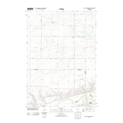 2013 Map of Belle Plaine North, 2013 Print