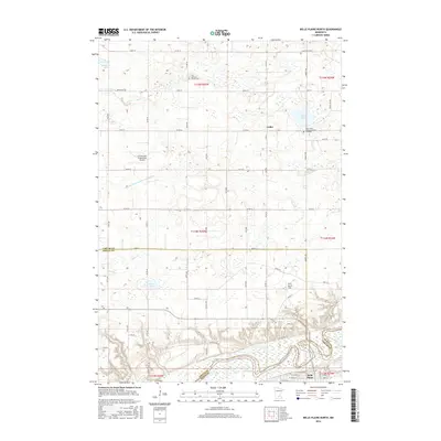 2016 Map of Belle Plaine North, 2016 Print