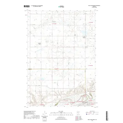 2019 Map of Belle Plaine North, 2019 Print