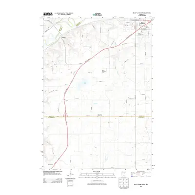 2013 Map of Belle Plaine South, 2013 Print