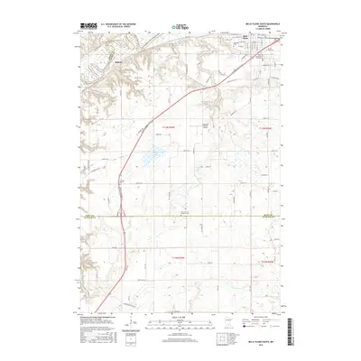 2016 Map of Belle Plaine South, 2016 Print