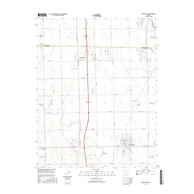 2015 Map of Belle Plaine, 2015 Print