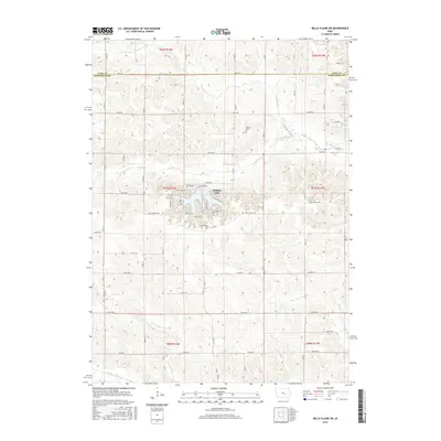 2015 Map of Belle Plaine SW, 2015 Print