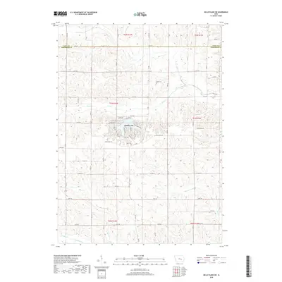2018 Map of Belle Plaine SW, 2018 Print