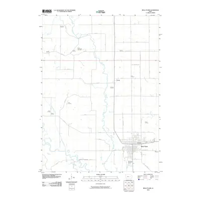 2010 Map of Belle Plaine, 2010 Print