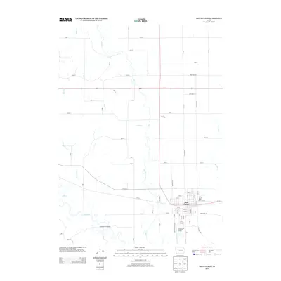 2013 Map of Belle Plaine, 2013 Print