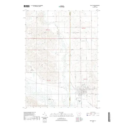 2018 Map of Belle Plaine, 2018 Print