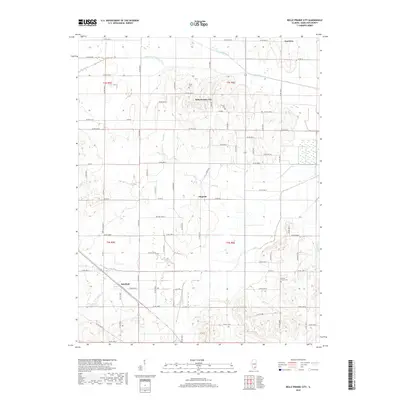 2018 Map of Belle Prairie City, 2018 Print
