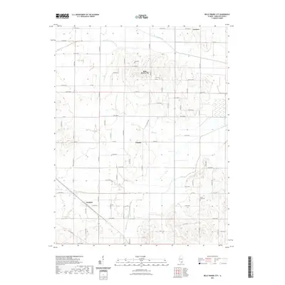2021 Map of Belle Prairie City, 2021 Print
