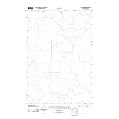 2011 Map of Belle Prairie, 2011 Print