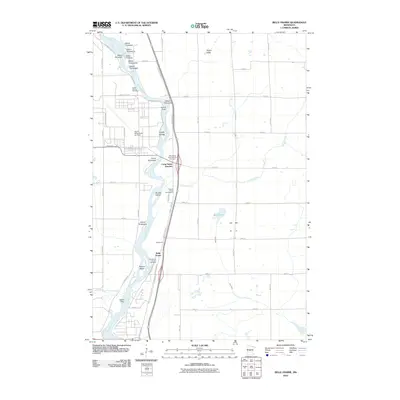 2010 Map of Belle Prairie, 2010 Print