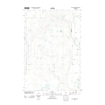 2013 Map of Belle Prairie NW, 2013 Print