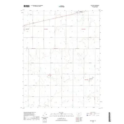 2018 Map of Bellefont, 2018 Print