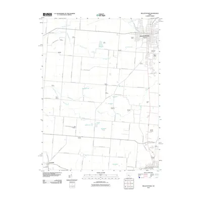 2010 Map of Bellefontaine, 2010 Print
