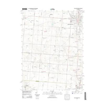 2013 Map of Bellefontaine, 2013 Print
