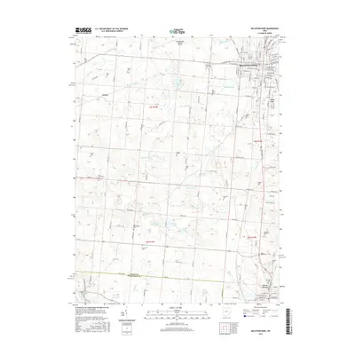 2016 Map of Bellefontaine, 2016 Print