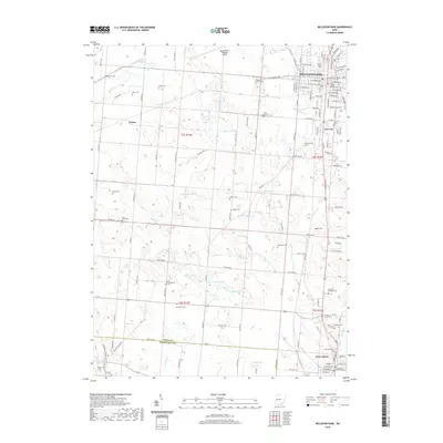 2019 Map of Bellefontaine, 2019 Print