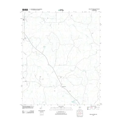 2012 Map of Bellefontaine, 2012 Print