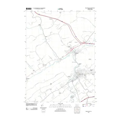 2010 Map of Bellefonte, 2010 Print