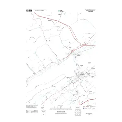 2013 Map of Bellefonte, 2013 Print