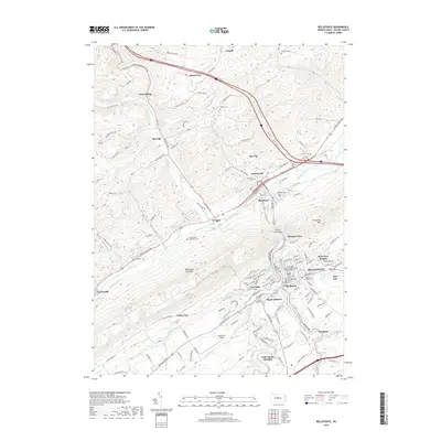 2019 Map of Bellefonte, 2019 Print