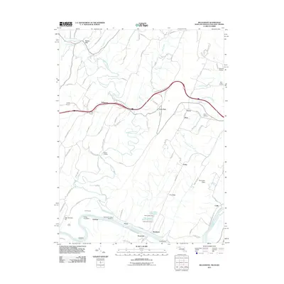 2011 Map of Bellegrove, 2011 Print